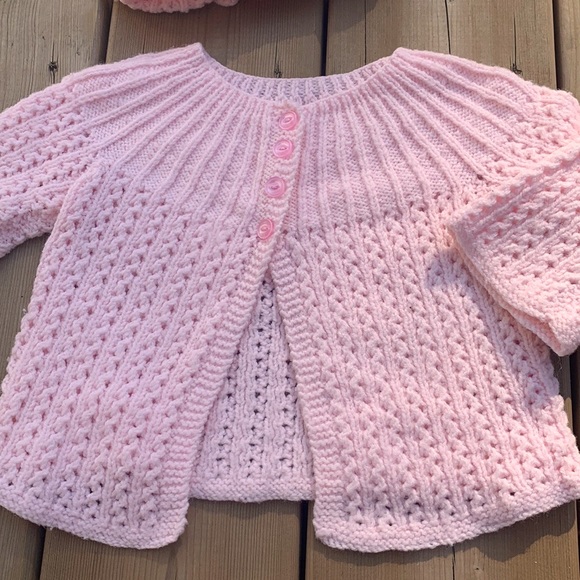 Brand New Handmade Crochet Sweater & Hat - Picture 3 of 8